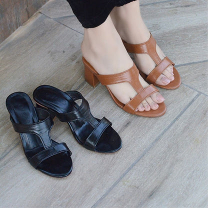 Belle Heels - Brown