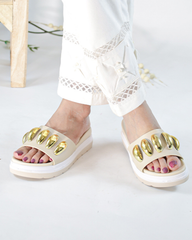 Orla Chunky Platforms - Beige