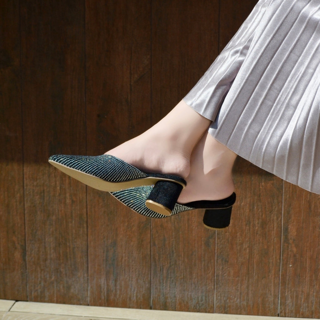 Luster Heels - Black