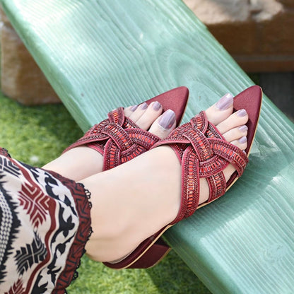 Vaniya Heels - Red