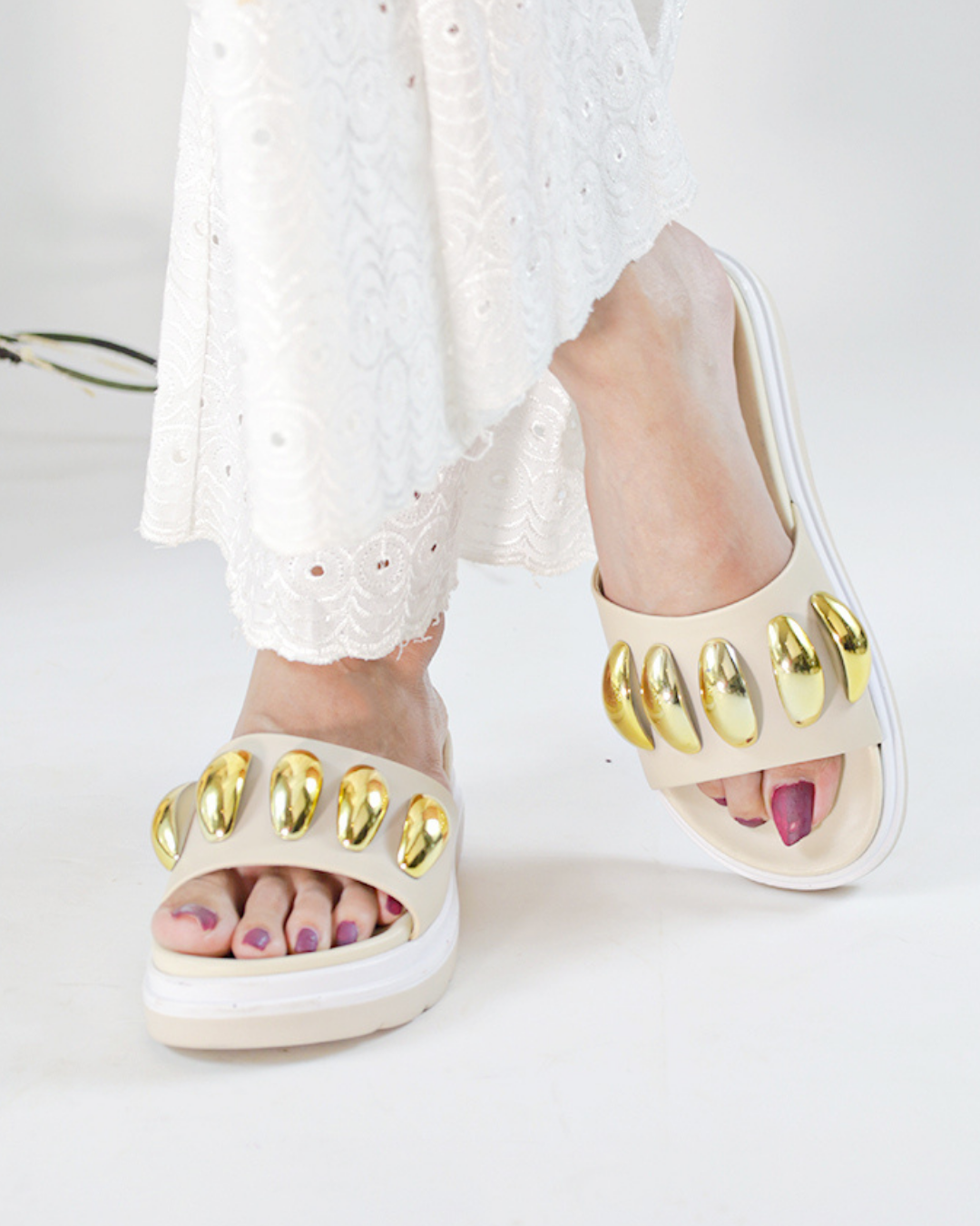 Orla Chunky Platforms - Beige