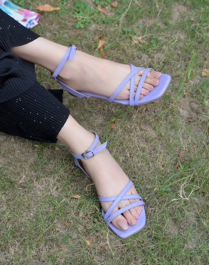 Tia Sandals- Purple