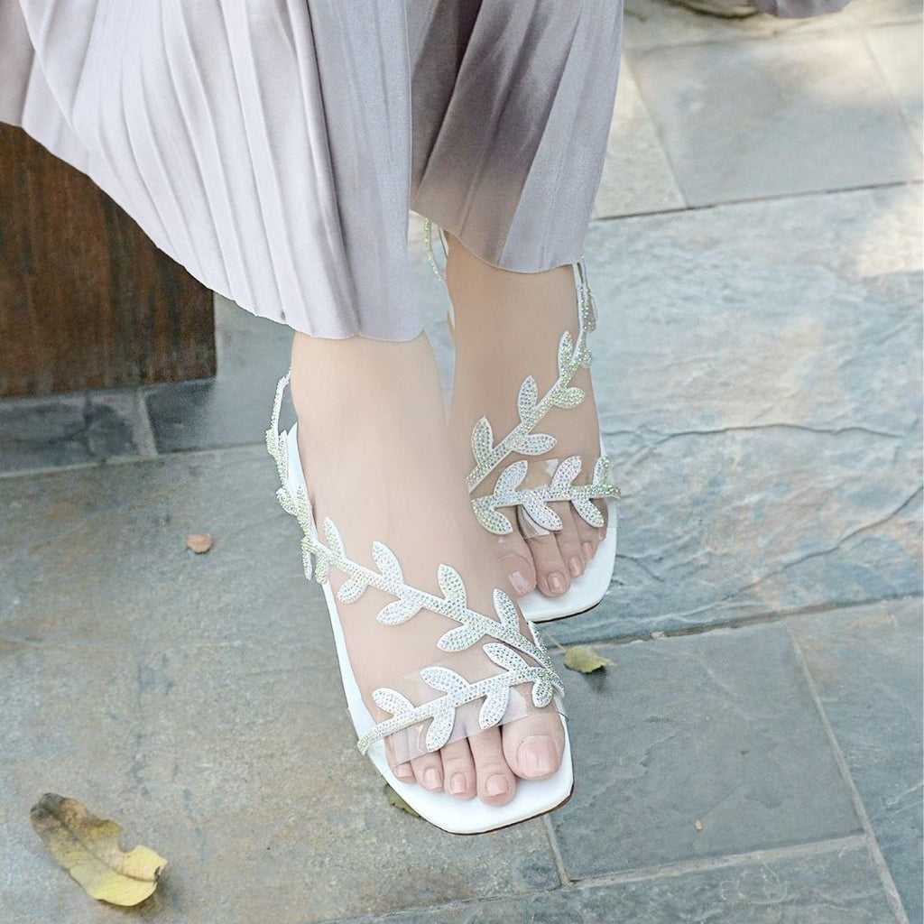 Jemma Heels - White