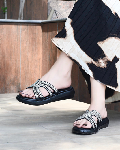 Svetlana Chunky Platforms - Black