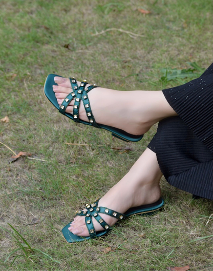 Tiara Slides - Green