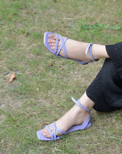 Tia Sandals- Purple