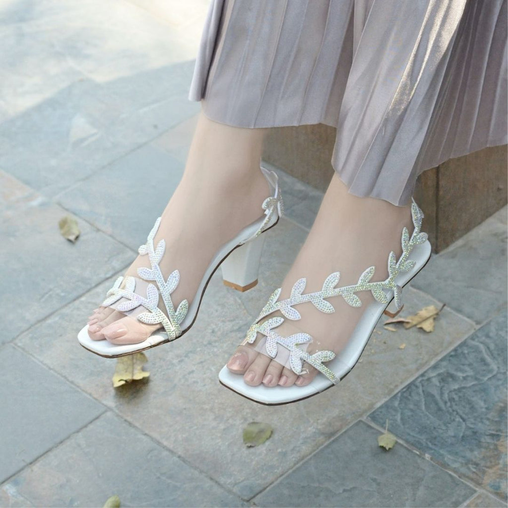 Jemma Heels - White