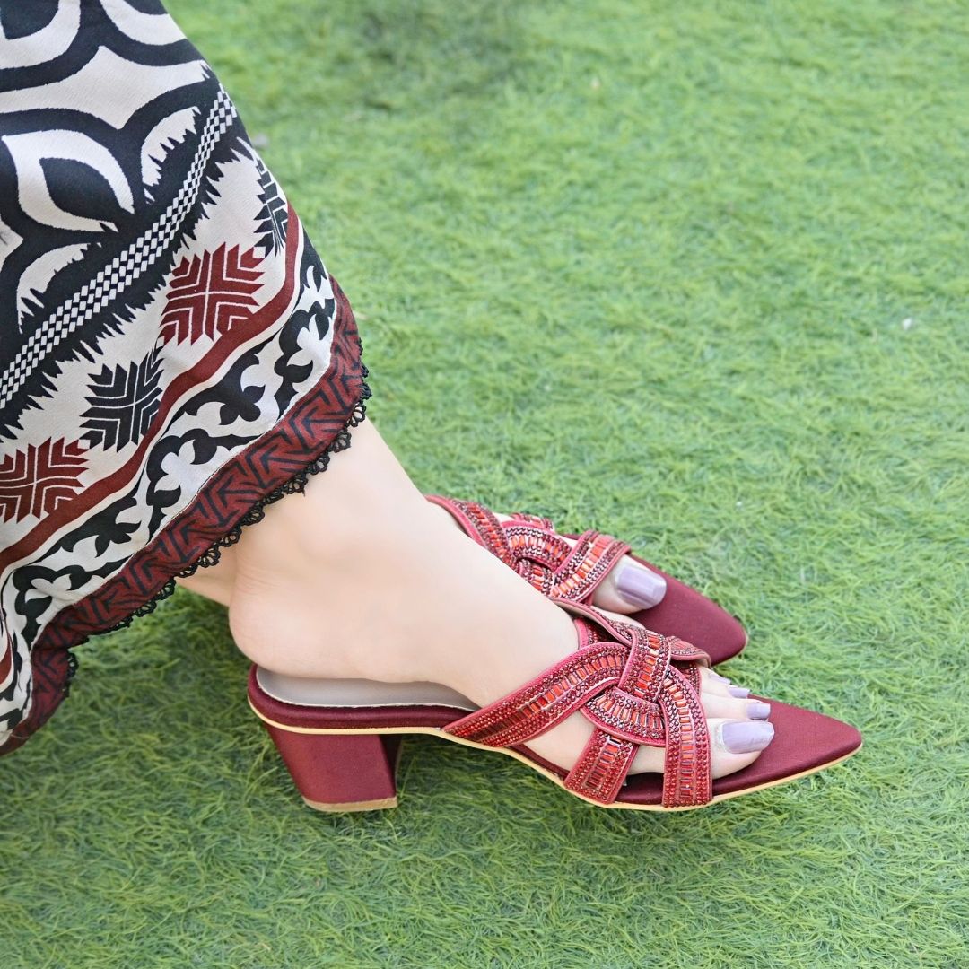 Vaniya Heels - Red