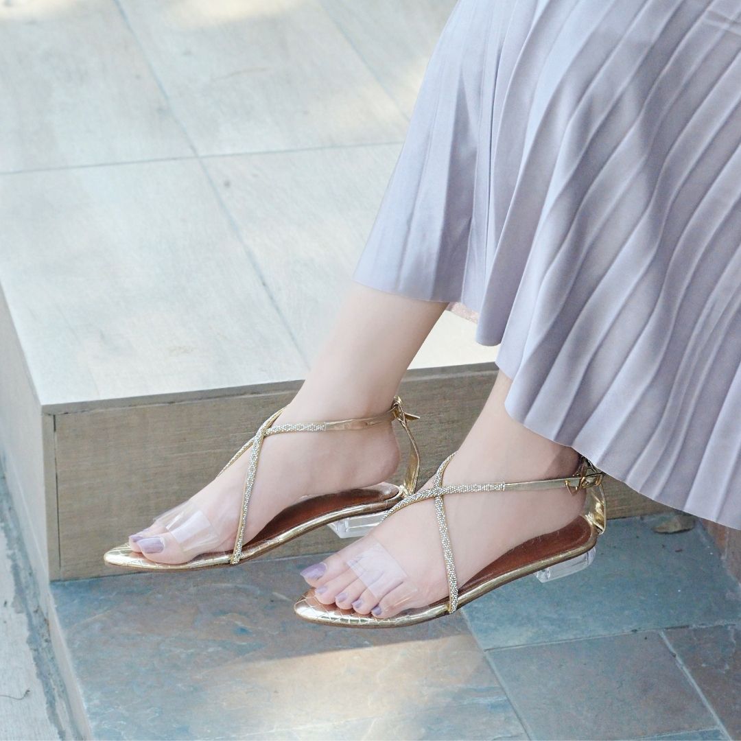 Pixie Sandals  - Gold