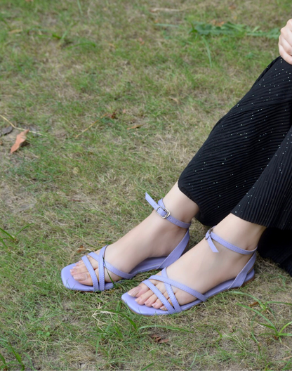 Tia Sandals- Purple