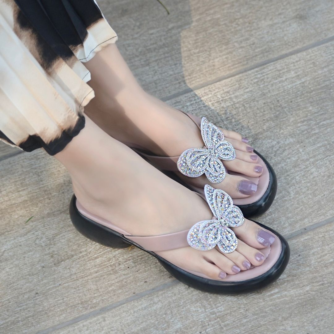 Stella Chunky Slides - Peach