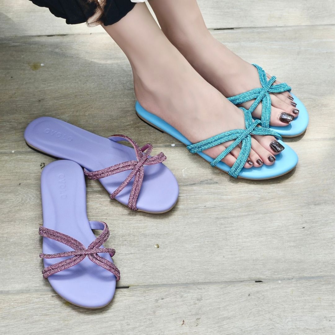 Julia Slides - Blue