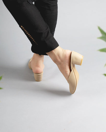 Pointy Toe Block Heel - Ovolo Shoes