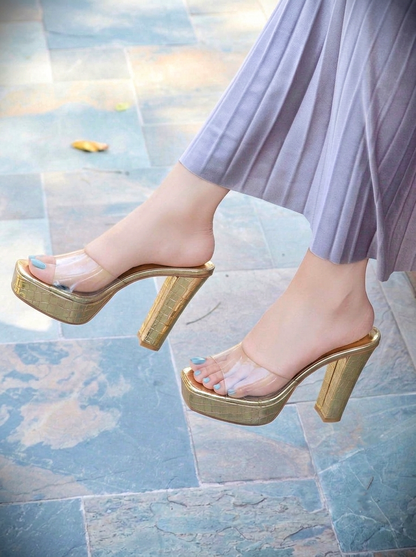 Titan Heels - 5 Inch - Gold
