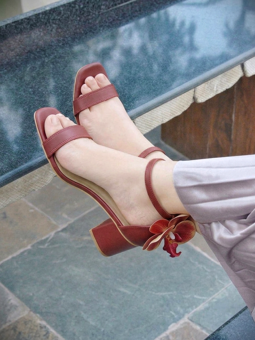 Florrah Heels - Red