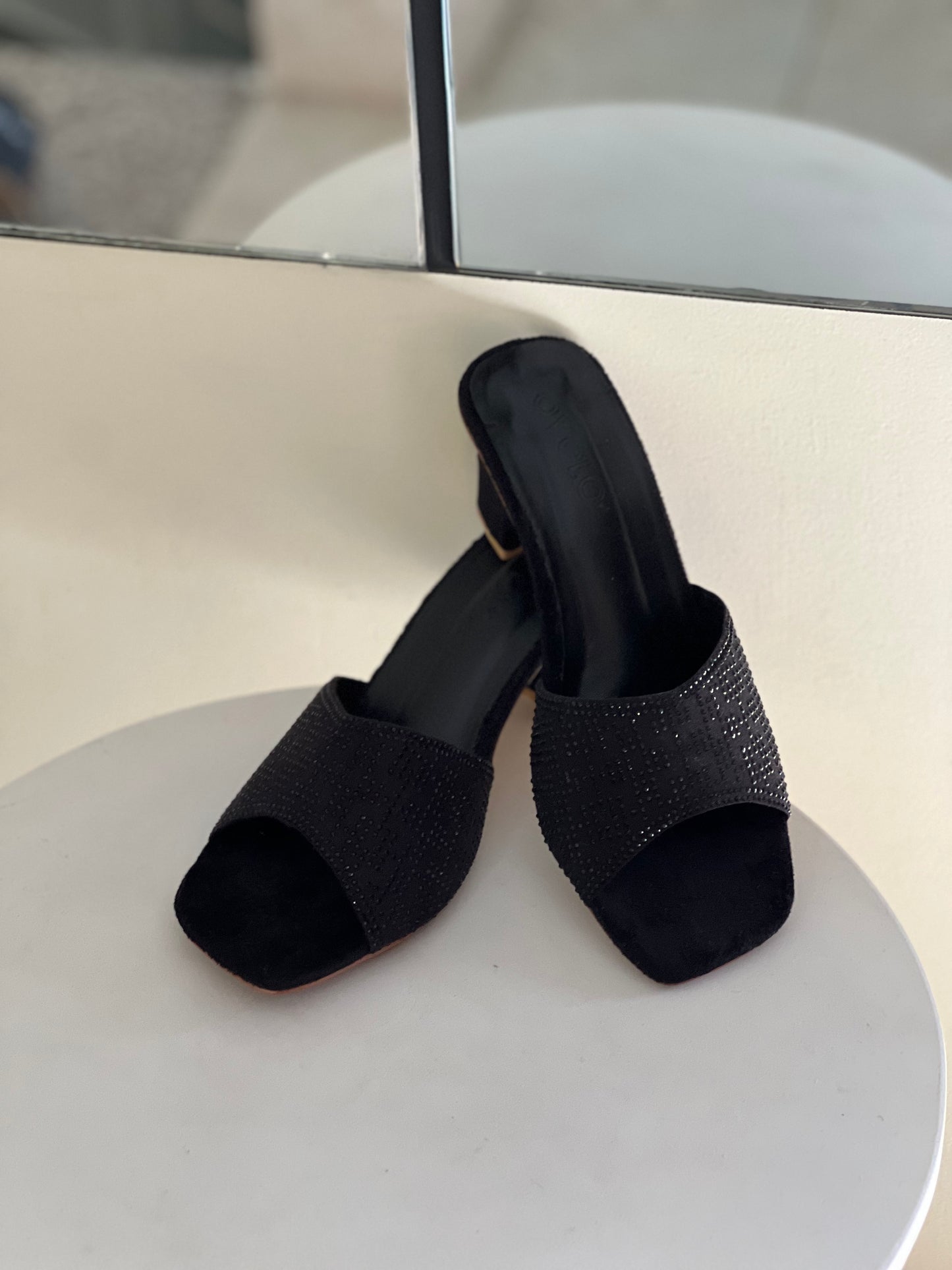 Veronika Block Heels - Black