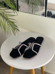 Freya Slides - Black