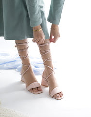 Stringo Heels - Beige