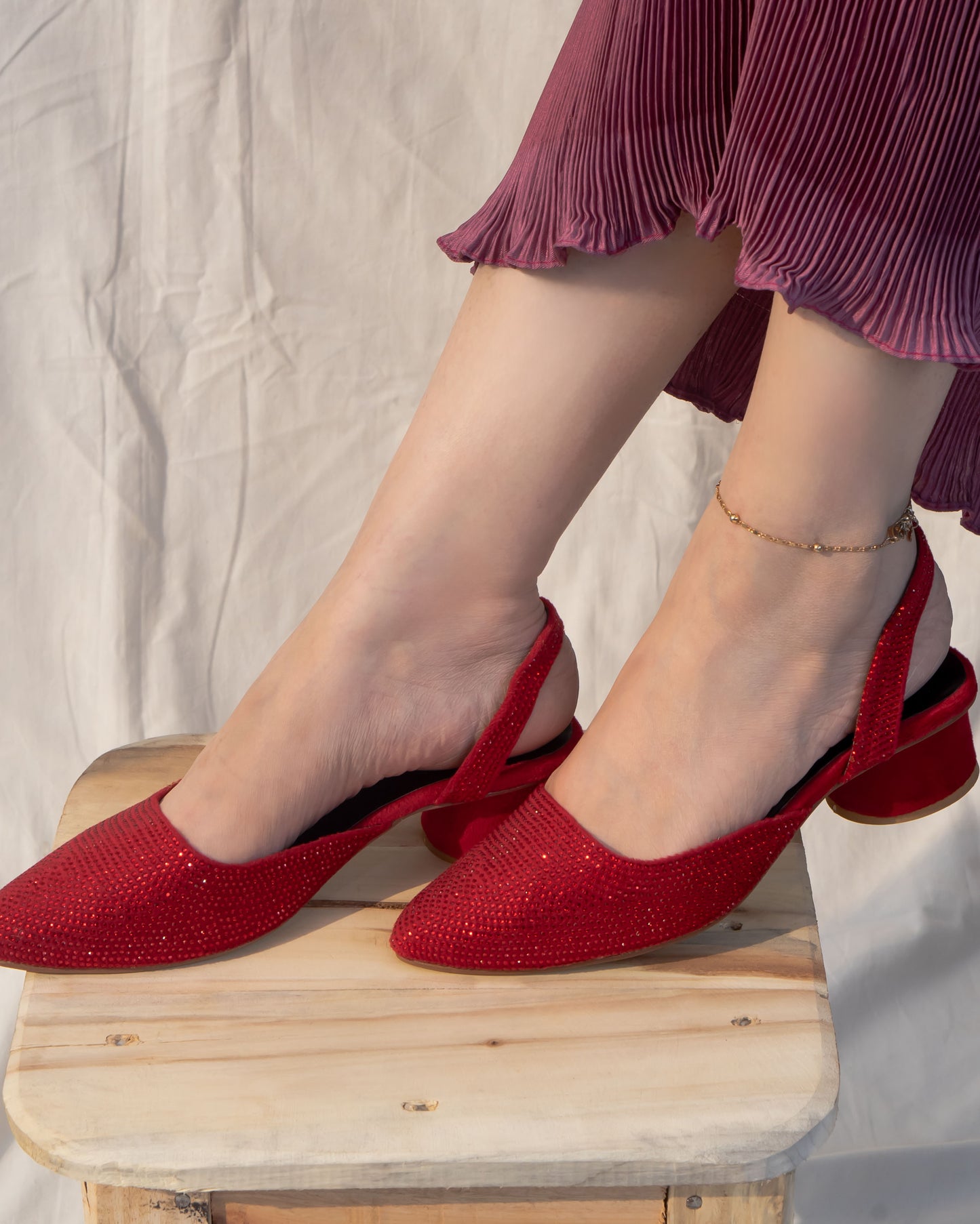 Daria Heels - Red