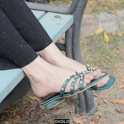 Tiara Slides - Green