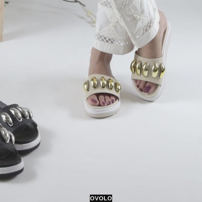 Orla Chunky Platforms - Beige