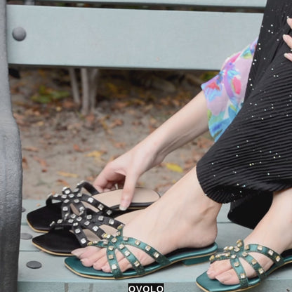 Tiara Slides - Black