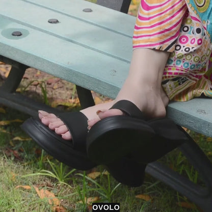 Slipon Chunky Platforms - Black