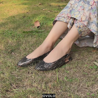 Aura Pump Sandals - Black