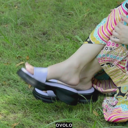 Slipon Chunky Platforms - Purple